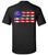 Patriotic Salt Water Fish American Flag USA Saltwater Fishing Outdoors Men's Short Sleeve T-shirt