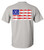 Patriotic Salt Water Fish American Flag USA Saltwater Fishing Outdoors Men's Short Sleeve T-shirt