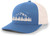 Mountain Scene Tamarak Pine Forest Embroidered Mesh Back Trucker Hat