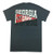 New World Graphics Georgia Pennant Flag Short Sleeve Tee Shirt Dark Heather