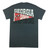 New World Graphics Georgia Pennant Flag Short Sleeve Tee Shirt Dark Heather