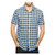 True Grit Beach Checks Short Sleeve Pocket Shirt Indigo/Blue