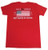 Over Under Youth Made in The USA Tee Shirt yl Red