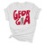 Womens Georgia Football Lightning Georgia Unisex Fit Short Sleeve T-shirt
