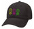 Men's Neon Upside Down Pineapples Embroidered Unisex Twill Dad Hat Adjustable Baseball Cap
