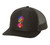 Men's Rainbow Upside Down Pineapple Embroidered Mesh Back Trucker Hat Baseball Cap
