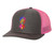 Men's Rainbow Upside Down Pineapple Embroidered Mesh Back Trucker Hat Baseball Cap