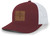 Heritage Pride Christian Redeemed Cross Laser Engraved Leather Patch Mesh Back Trucker Hat