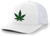 Weed Pot Leaf Marijuana Cannabis Men's Mesh Back Trucker Hat Baseball Cap