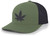 Weed Pot Leaf Marijuana Cannabis Men's Mesh Back Trucker Hat Baseball Cap