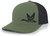 Heritage Pride Flying Duck in Blind Mens Mesh Back Trucker Hat Baseball Cap