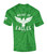 Mens Christian Mount Up Like Eagles Isaiah 40:31 Short Sleeve T-shirt Graphic Tee