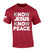 Mens Christian Know Jesus Know Peace Short Sleeve T-shirt Graphic Tee