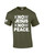 Mens Christian Know Jesus Know Peace Short Sleeve T-shirt Graphic Tee