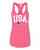 Women's USA American Flag Patriotic Fourth of July Independence Day Racerback Tank Top Women's USA American Flag Patriotic Fourth of July Independence Day Racerback Tank Top