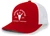 Support American Farmers Eat Beef Cattle Skull Farm to Table Mens Embroidered Mesh Back Trucker Hat
