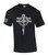 Man of God Nail Cross Crown of Thorns Mens Christian Short Sleeve T-Shirt Graphic Tee