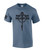 Man of God Nail Cross Crown of Thorns Mens Christian Short Sleeve T-Shirt Graphic Tee