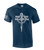 Man of God Nail Cross Crown of Thorns Mens Christian Short Sleeve T-Shirt Graphic Tee