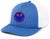 Football Team Color Embroidered Happy Face With Lightning Eyes Rope Foam Front Trucker Hat