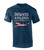 DeSantis Airlines Bringing The Border To You Distressed Patriotic Mens Short Sleeve Graphic T-shirt Graphic Tee