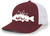 Heritage Pride Mens Trucker Hat Embroidered Trout Fish Outdoor Hat Baseball Cap