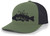Heritage Pride Mens Trucker Hat Embroidered Trout Fish Outdoor Hat Baseball Cap