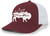 Heritage Pride Mens Trucker Hat Embroidered Wild Buffalo Outdoor Hat Baseball Cap