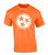 Mens Tennessee Tshirt TN State Flag TN Orange and White State Outline Short Sleeve T-shirt Graphic Tee