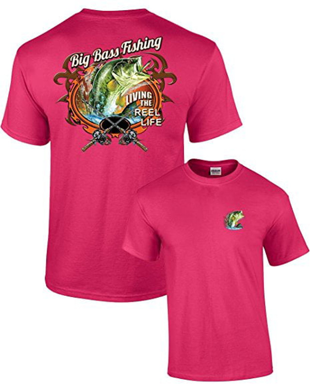 Big Bass Fishing T-shirt Fisherman Outdoors Fish Boating Sporting Sport -  Trenz Shirt Company