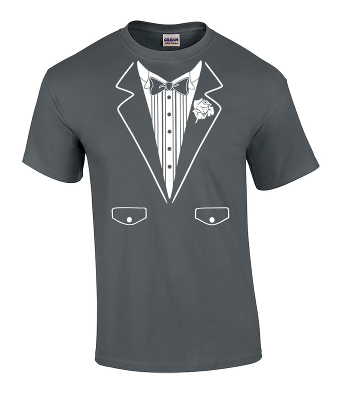 Funny Formal Tuxedo with Bowtie Classy Men's Short Sleeve T-shirt