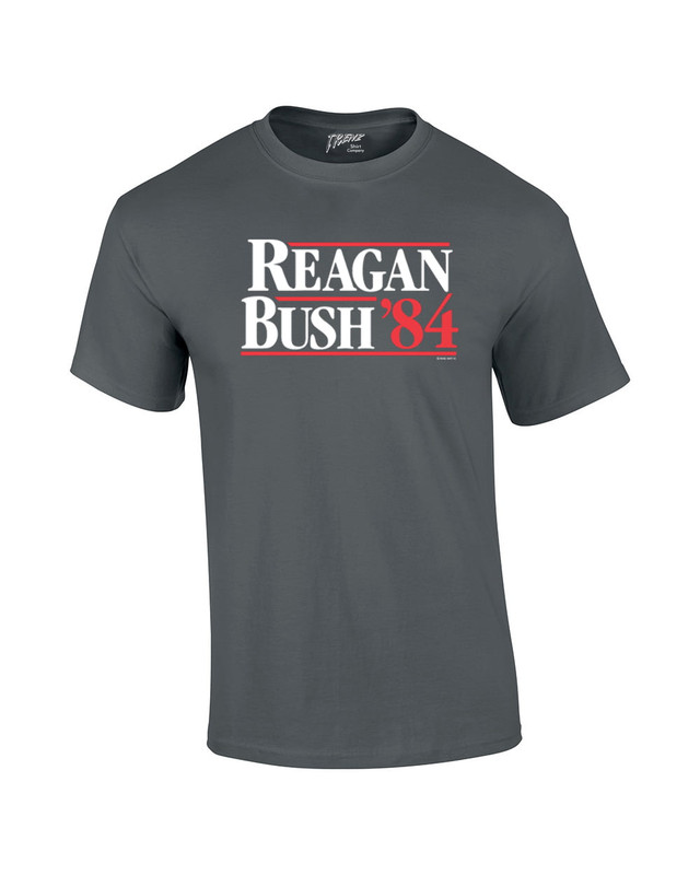 Reagan Bush 1984 Presidential Campaign Political Design Men's