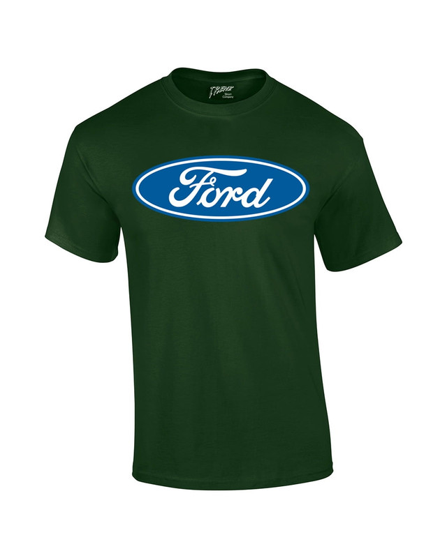 Ford Oval Logo T-shirt Official Ford Motor Company Crest Car