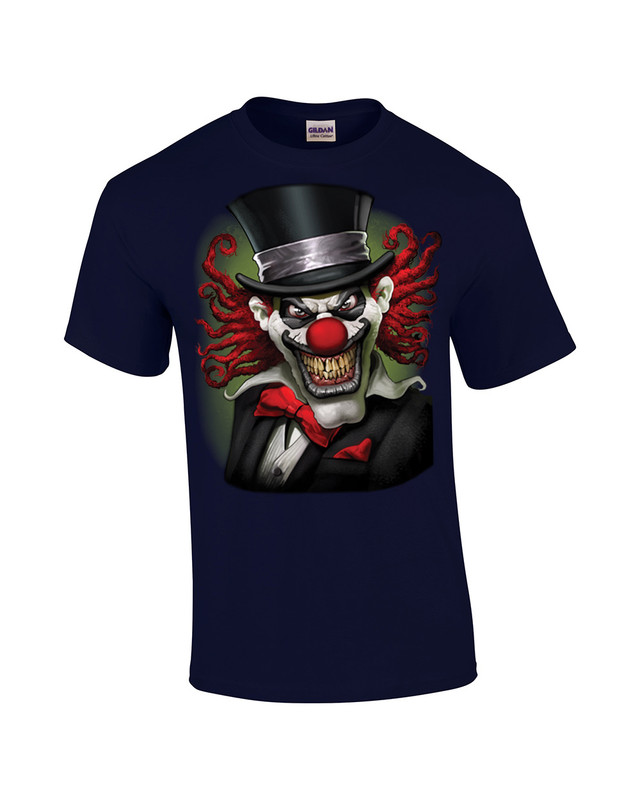 Scary Clown Crazy Clown In A Top Hat Spooky Jester Creepy Spooky
