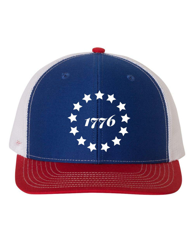 Heritage Pride 1776 Hat 13 Stars Circle Betsy Ross Flag