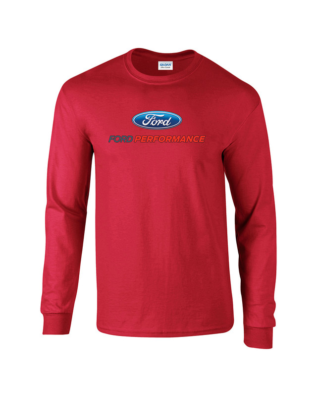 Trenz Shirt Company Ford Performance Long Sleeve Ford Car Tee