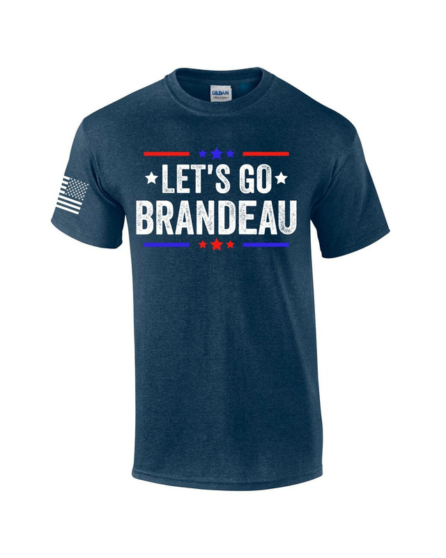 Let's Go Brandon Patriotic FJB Funny Political Men's Short Sleeve T-shirt  Graphic Tee