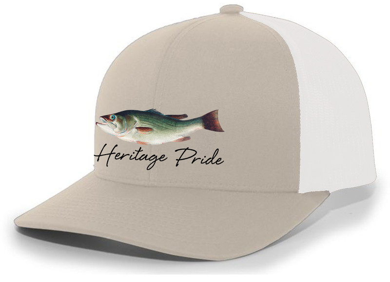 Heritage Pride Freshwater Fish Collection Largemouth Bass Fishing Mens  Embroidered Mesh Back Trucker Hat Baseball Cap - Trenz Shirt Company