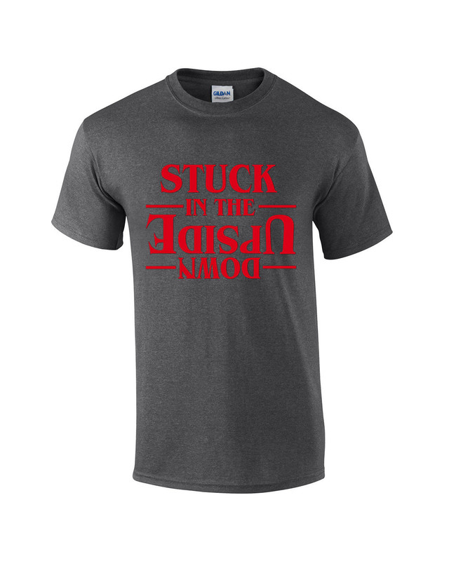 Stuck in the Upside Down Hawkins Indiana TV Intro Mens Short