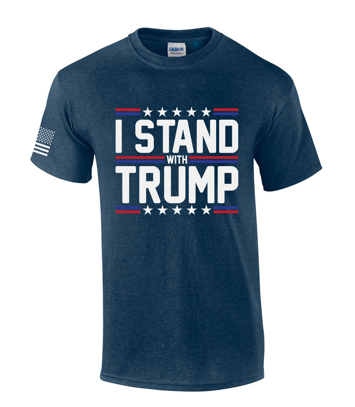 グルダン TRUMP ONTime ホストイキタイTシャツ Mens I Stand With Trump 2024 Patriotic Short Sleeve T-shirt