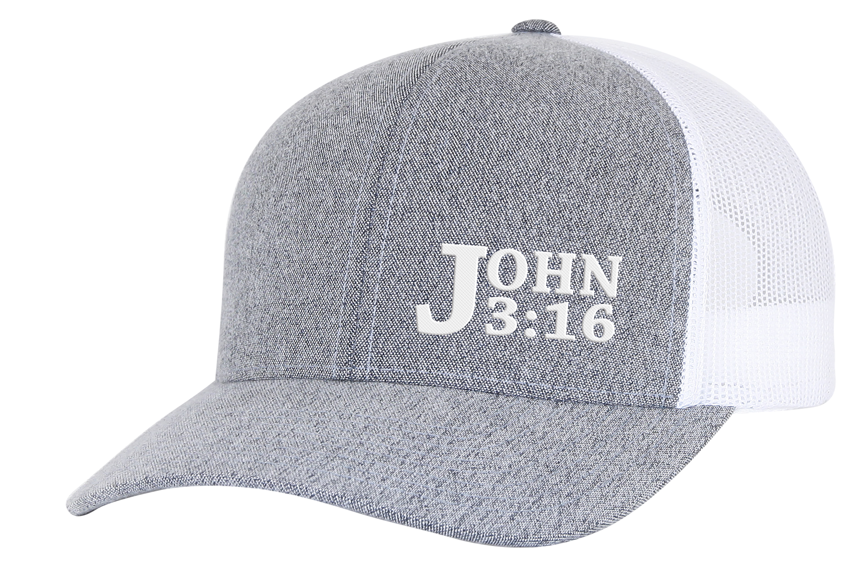 Trenz Shirt Company John 3:16 Adult Trucker Hat - Picture 12 of 14
