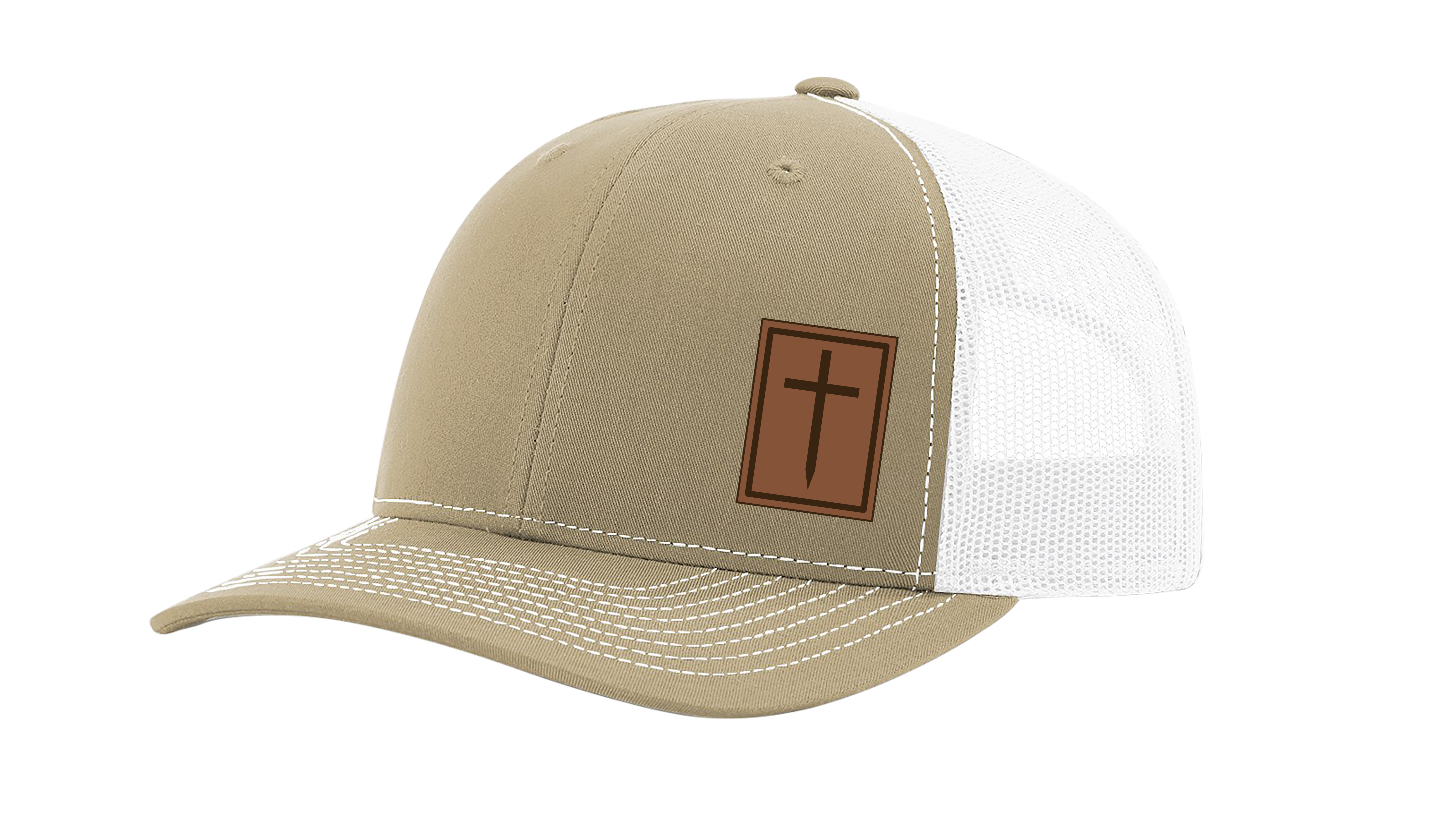 Heritage Pride Men's Christian Cross Worship Prayer God Laser Engraved Leather - Picture 11 of 15