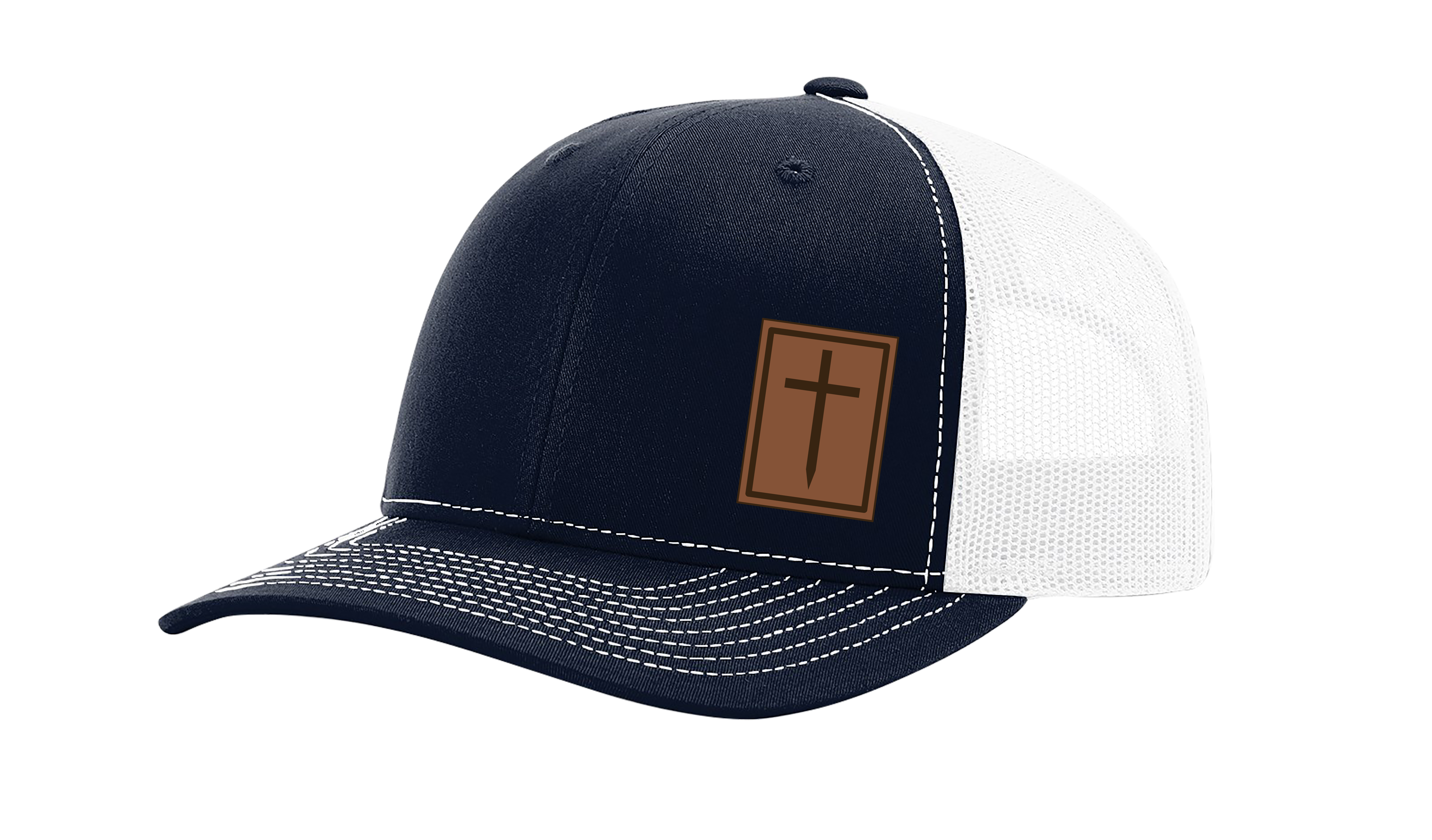 Heritage Pride Men's Christian Cross Worship Prayer God Laser Engraved Leather - Picture 13 of 15