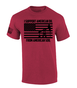 KOUNTRY REDUX アメリカ国旗刺繍 2TONE Tシャツ tscusaoilflgss-ach__32736.
