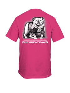 New World Graphics UGA Good Dog Red Womens Short Sleeve Graphic T