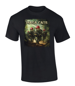 Trenz Shirt Company Men's Funny Political Trump MAGA Cats Front