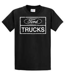 Ford Trucks Classic Square Logo Men's Short Sleeve T-shirt Pickup