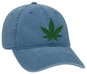 Pot Leaf Weed Marijuana Cannabis Unisex Twill Dad Hat Adjustable