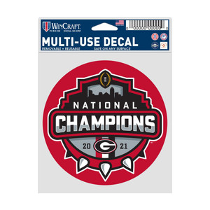 Wincraft NCAA University Of Georgia Multi-Use Decal - Officially Licensed 11x17 Inch Vinyl Sticker