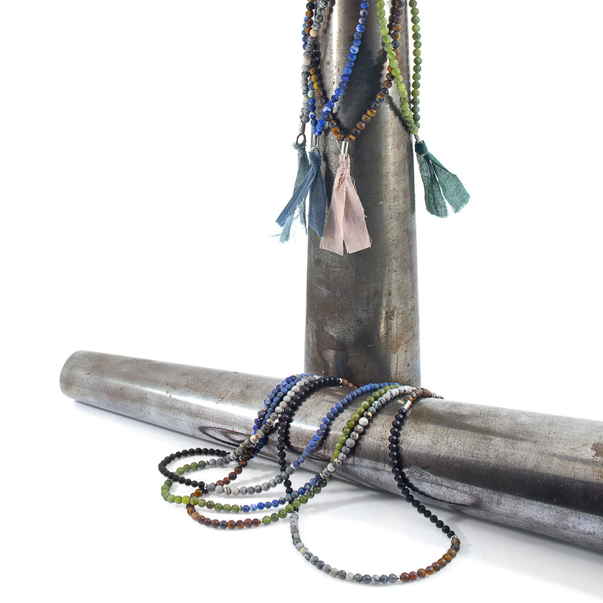 Anchor & Crew Isaac SKINNY Necklace x Wrap Bracelet Collection